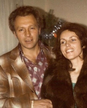 Linda Knievel with her ex-husband, Evel Knievel.